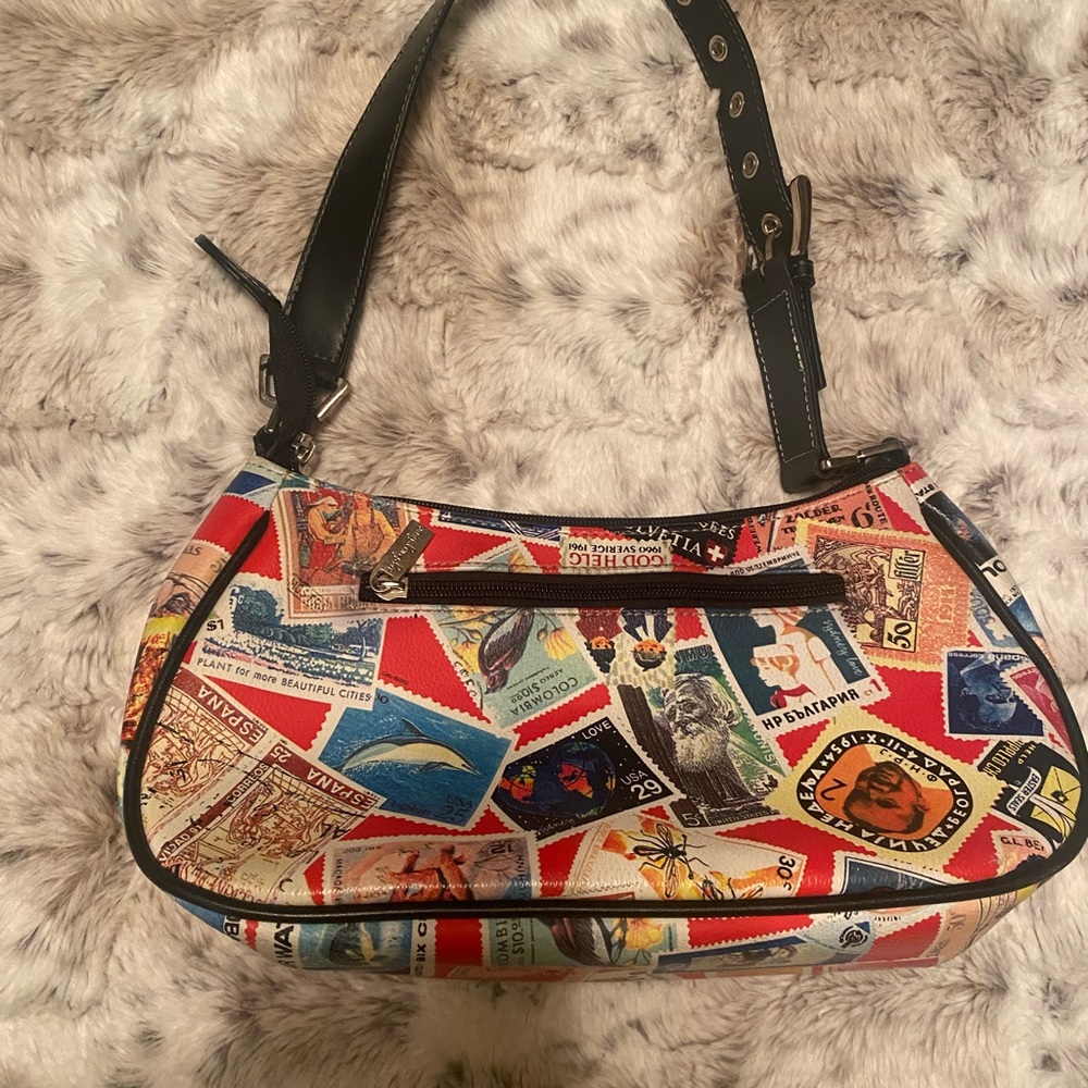 Sydney Love Vintage Stamps Handbag